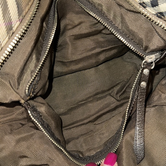 Burberry Plaid Shoulder Bag - Brown and Black - Picture 10 of 13